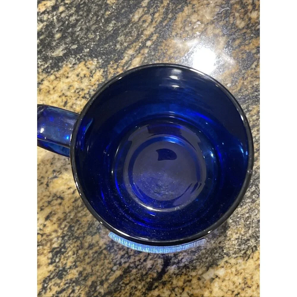 Hand Cast USA Pewter Plaque - Cobalt Blue Glass Cup Made In France Del Mar Horse